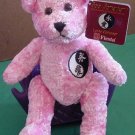 Fiesta Love Forever Yin Yang Bear Pink Stuffed Plush 7"