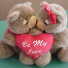 Joelson Be My Love Kissing Bears Magnet Stuffed Plush