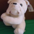 PBC Tag Alongs Bulldog Dog Stuffed Plush Tag 8"