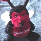 Atico Be Mine Love Bug Valentine Stuffed Plush 5"