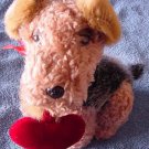 Atico Valentine's Puppy Love Dog Sings Stuffed Plush 7"