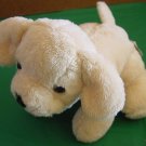 Fiesta Cute Beige Puppy Dog Beanie Stuffed Plush 6"