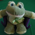 Atico Blue Eyed Green & Yellow Frog or Toad Stuffed Plush 5"