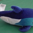 Fiesta Blue & White Dolphin Sea Animal Stuffed Plush 8"