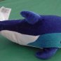 Fiesta Blue & White Dolphin Sea Animal Stuffed Plush 8"