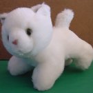 Fiesta Cute Kitty Cat White Stuffed Plush 5.5" Gray
