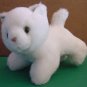 Fiesta Cute Kitty Cat White Stuffed Plush 5.5" Gray