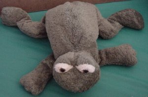 Green Frog Soft Floppy Beanie Stuffed Plush 10"