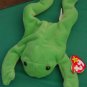 Ty Beanie Baby Legs the Green Frog Tag Stuffed Plush