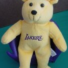 Los Angeles Lakers I Love Chick Bear Beanie Plush 5.5"