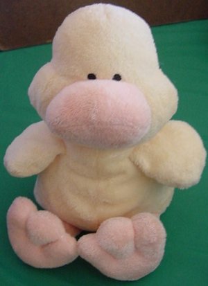 Ty Yellow Duck Soft Floppy Squishy Stuffed Plush 8"
