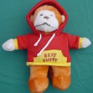 DanDee Best Buddy Hoody Orange Monkey Stuffed Plush 9"