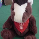 Steven Smith Brown & White Horse Stuffed Plush 8" Scarf