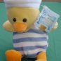 Plushland Nicholas Sailor Duck Plush Beanie 8" Tag