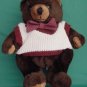 Douglas Little Cuddlers Chubby Bear Stuffed Plush 1987