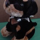 Toy Network Rottweiler Dog Spike Collar Stuffed Plush