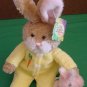 Plushland Nibbles Bunny Pajamas Plush Beanie 8" Tag
