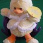 Plushland Waddles Yellow Duck in Bathrobe Slippers Plush Beanie 8" Tag