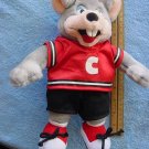Chuck E Cheese Soccer Player Stuffed Plush 11"