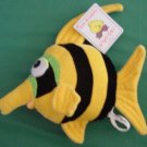 Chrisha Striped Yellow Stuffed Fish Playful Plush 8"