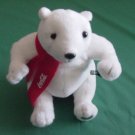 Coca Cola Bottle Polar White Bear Stuffed Plush 7.5"