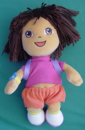 Ty Dora the Explorer Doll Stuffed Plush 7"