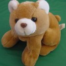 Fiesta Light Brown Bear Cub Sitting Stuffed Plush 7"