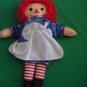 Raggedy Ann Hasbro Stuffed Plush Doll 12" 1996