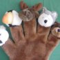Arctic Circle Glove Plush Puppet Puffin Wolf Moose Bear