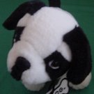 Big Dog Stores Black & White Dog Stuffed Plush Barks