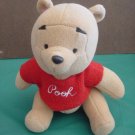 Winnie the Pooh Bear Disney Jointed Stuffed Plush 6.5"
