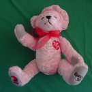 Collecticritters Lucy Ep 39 Pink Bear Stuffed Plush 7"