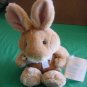 Flopkins Barthalomew Bunny Rabbit 1999 Stuffed Plush 6" JoAnn Fabrics