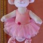 Angelina Ballerina Mouse Bendy Poseable Stuffed Plush 8.5"