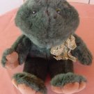 Boyds Croaking Sound Green Frog Stuffed Plush 13" 1997