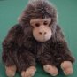 Fiesta Cute Fuzzy Gray Brown Monkey Stuffed Plush 6.5"