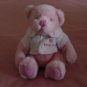 Russ Warm Wish Bear Pink Love Hugs Stuffed Plush 5"