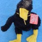 Gund Dunkln Duck Black Stuffed Plush Crooked Neck Tag