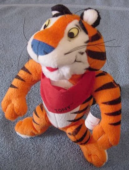 Kellogg's Frosted Flakes Tony Tiger 1997 Stuffed Plush