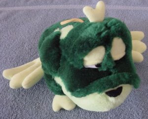 Classic Toy Co Green Spotted Frog Toad Stuffed Plush