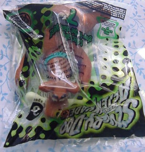 Burger King Scooby Doo & Alien Invaders #7 Glowing Bone MIP