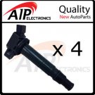 NEW IGNITION COIL ON PLUG SET OF 4 **FITS 4cyl TOYOTA