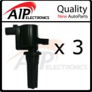NEW IGNITION COIL COILS SET OF 3 COP **FITS ALL 3.0L V6