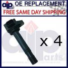 NEW IGNITION COIL ON PLUG **set of 4 **FITS CIVIC 1.7L