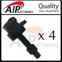 NEW IGNITION COIL PACK ON PLUG ** SET OF 4 **FITS 2000-04 VOLVO S40/V40 1.9L L4