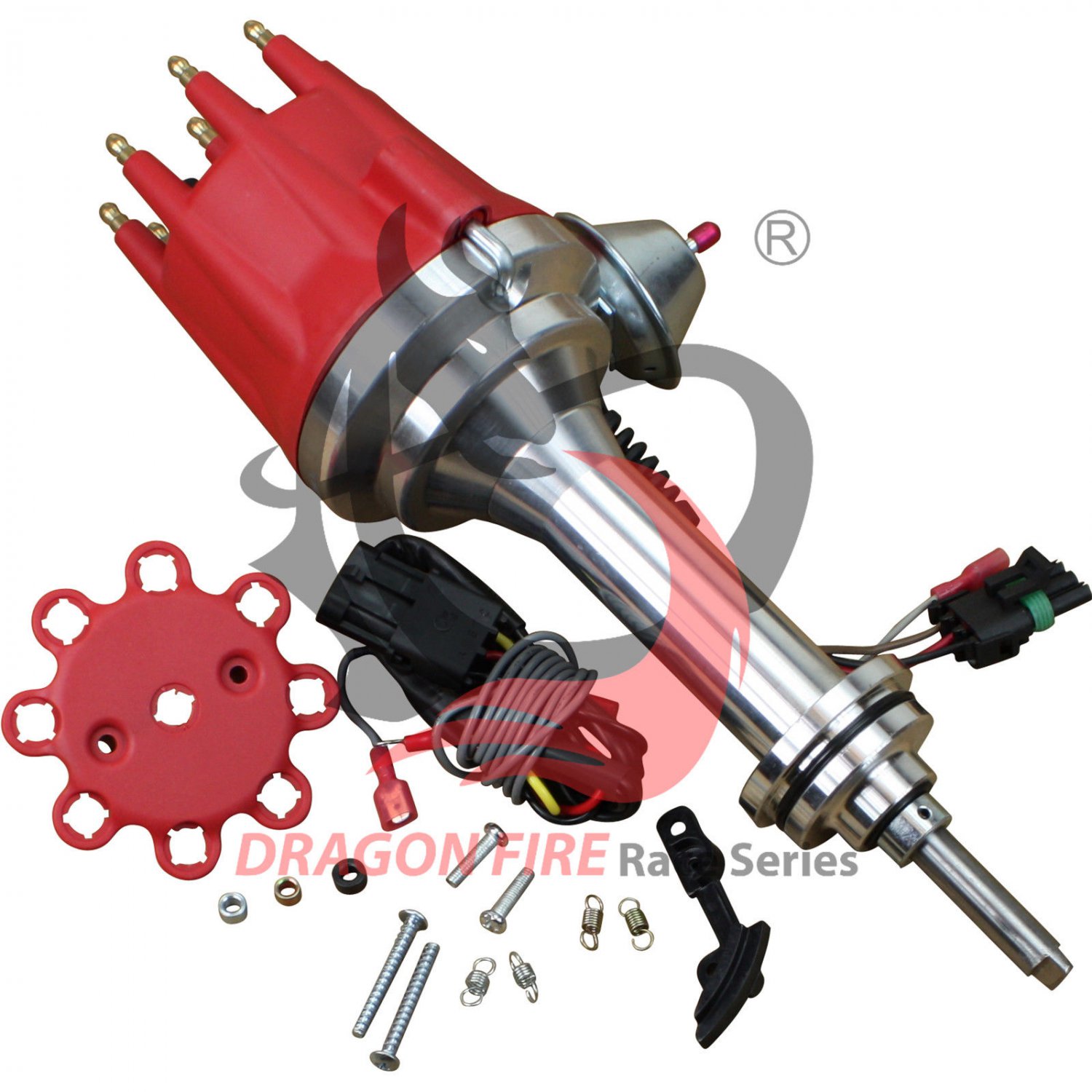 New Dragon Fire Pro Billet Distributor For Dodge Chrysler Mopar 361 383 ...