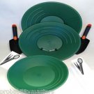 2-14" Gold Pans, 1-10" Gold pan, 2 Magnifier Tweezers, 2 Vials, 2 Suction ...