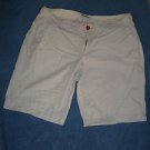 Old Navy Khakis Light Gray Women's Long Cut Shorts Bermuda size 14