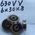 (10 pcs) 6mm V Groove Sealed Ball Bearings 0.236 inch vgroove bearing 630VV 6*30*8