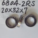 1 PCS thin 6804-2RS RS bearings Ball Bearing 6804RS 20X32X7 20*32*7 mm ABCE1  free shipping
